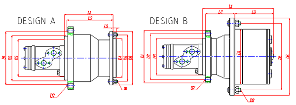 Planetary Gearboxes For Wheel Drive draw Planetary Gearboxes For Wheel Drive draw