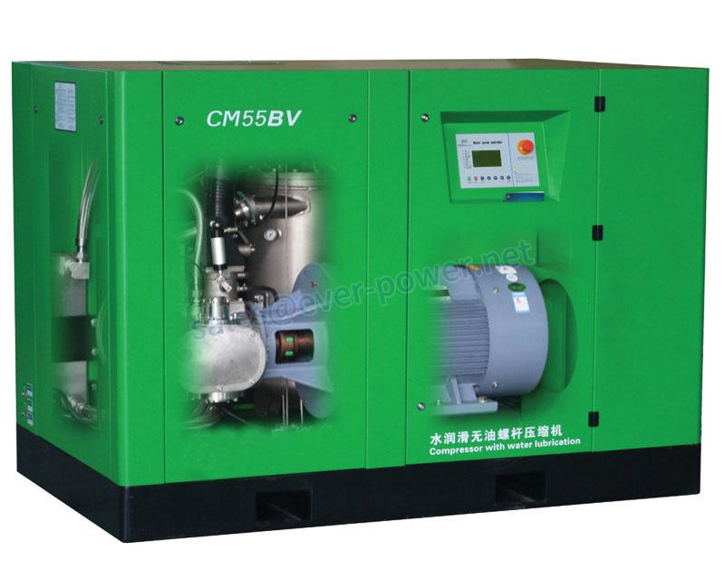 frequency conversion water lubrication oil-free screw air compressor frequency conversion water lubrication oil free screw air compressor