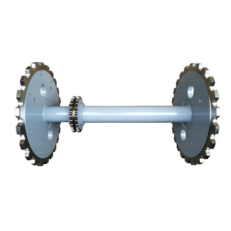 Chains And Sprockets Drive Shaft Escalator-1 Scala移动delle电机
