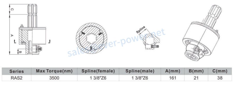 RAS Series Overrunning Clutch