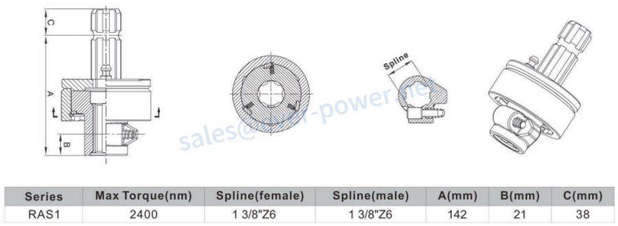 RAS Series Overrunning Clutch