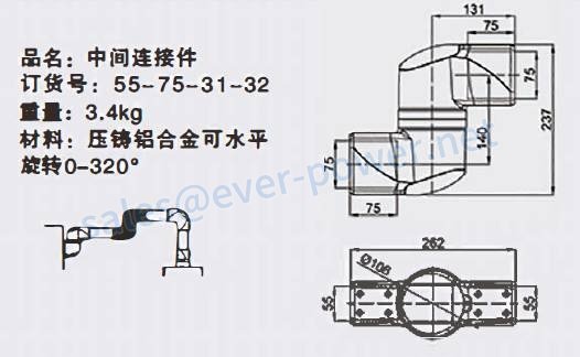 中间连接55-75-31-32拉伸