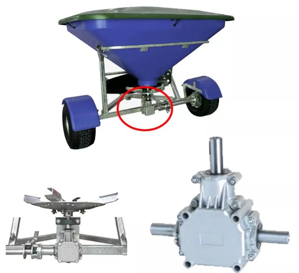 fertilizer spreader gearbox