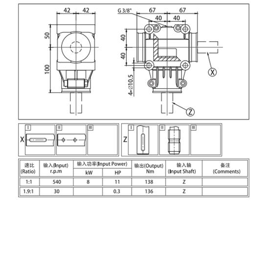 salt spreader gearbox