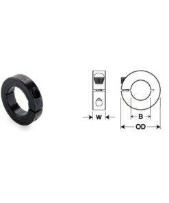 Shaft Collar with One split 1