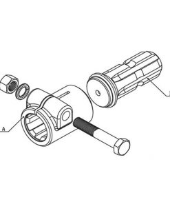 PTO 어댑터 스플라인 샤프트 및 PTO 드라이브 샤프트용 크로스