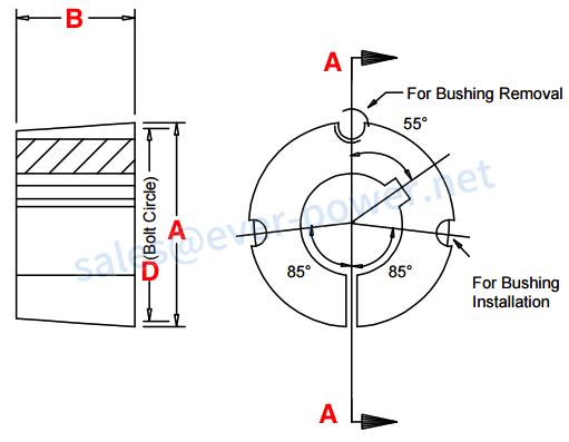 stainless steel taper lock bushing